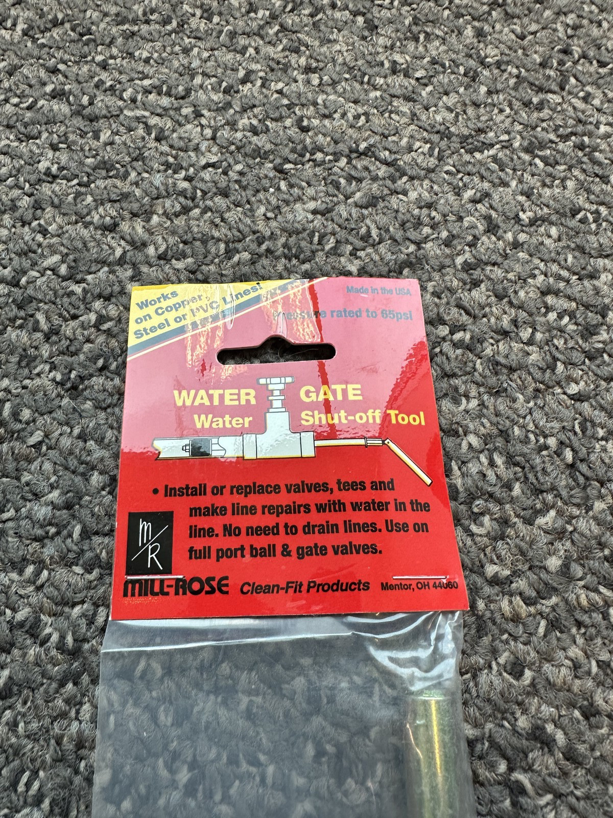 Mill Ross Water Gate shut-off tool (3/4\ Mill Ross Water Gate shut-off tool (3/4\