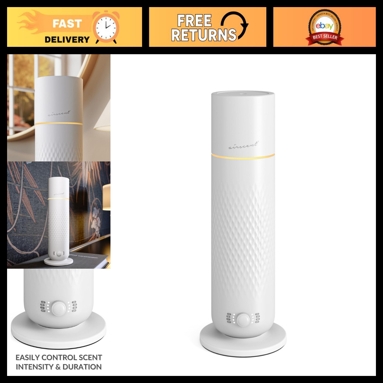 The AirScent Waterless Diffuser - Cold Air Scent Diffuser Oil Machine