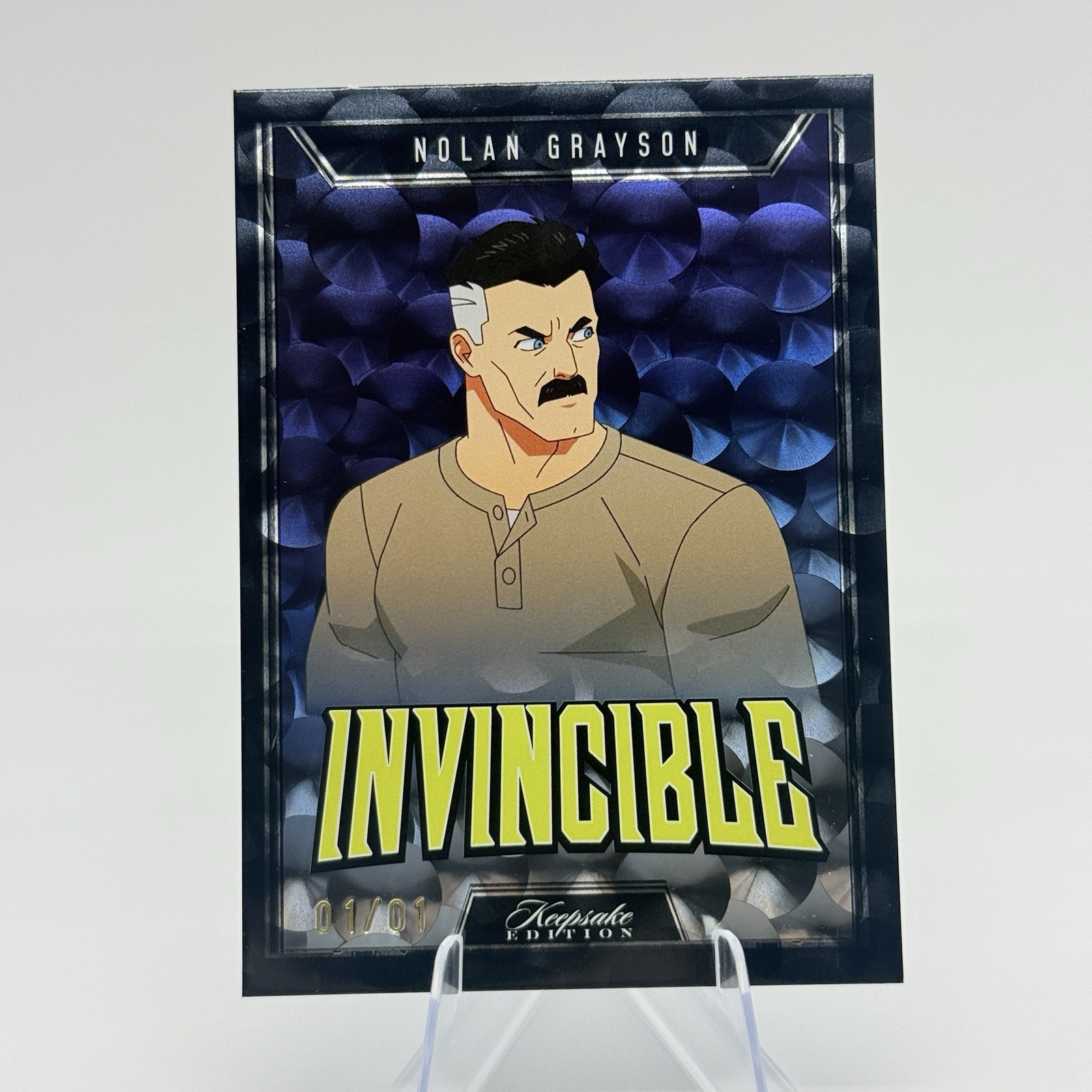 2025 Keepsake Invincible Season 1 #18 Nolan Grayson Black 1/1 - Omni-Man