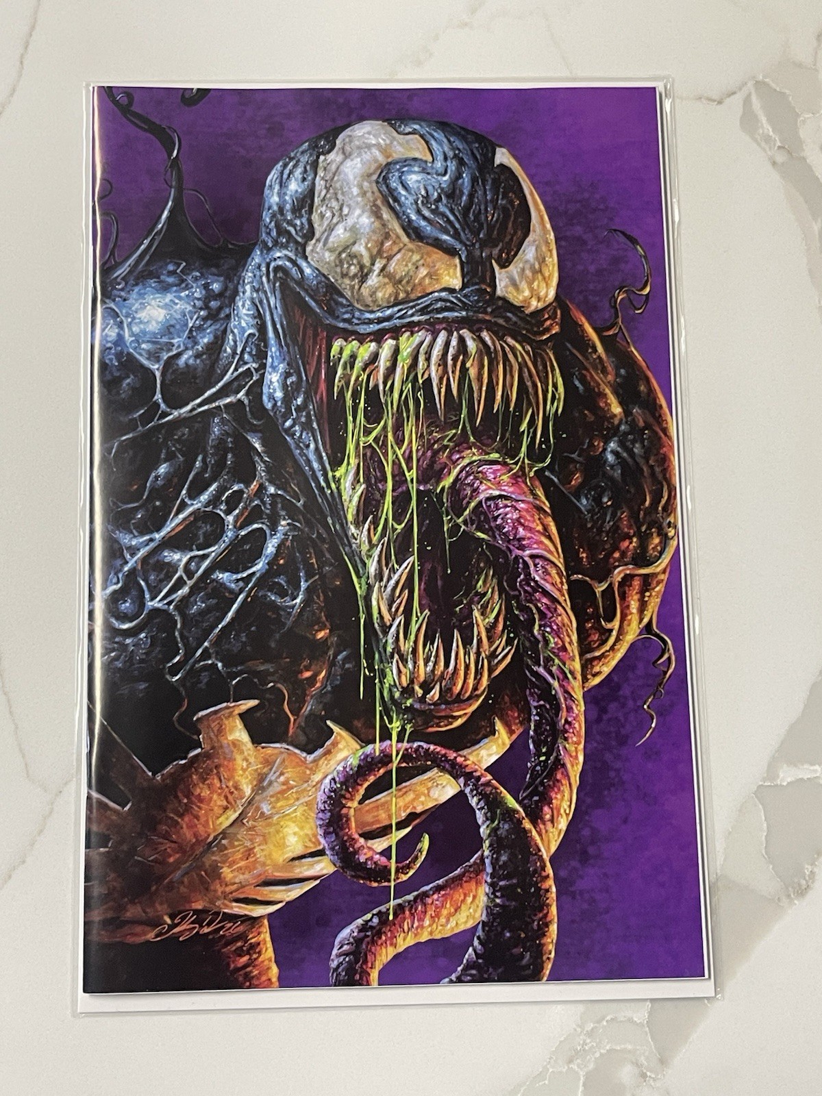 VENOM #262 JOHNNY DESJARDINS AQ VIRGIN VARIANT NYCC 2026