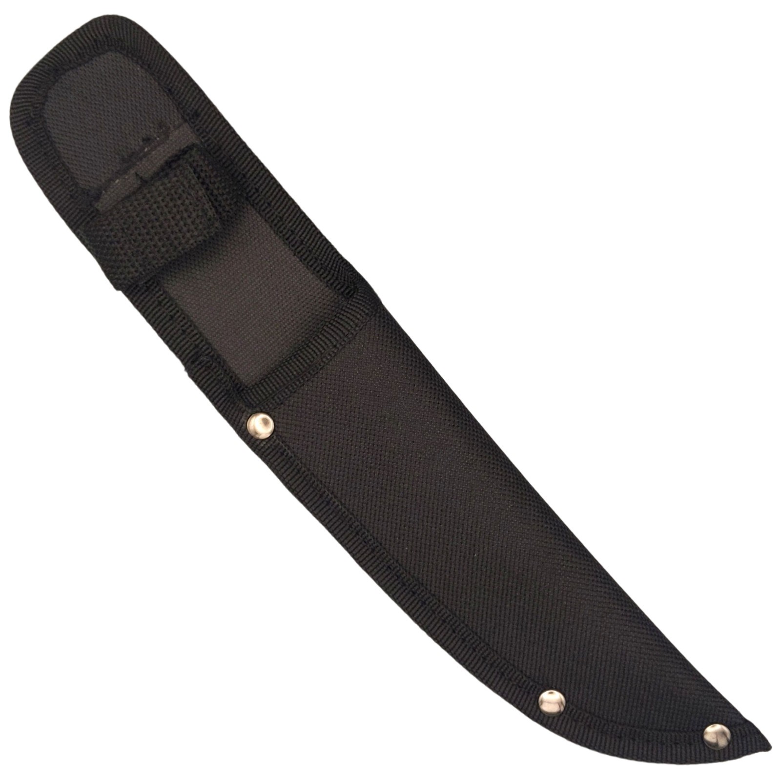Knife Sheath | Durable Black Nylon Belt Pouch - Fits Fixed-Blades up to 6\