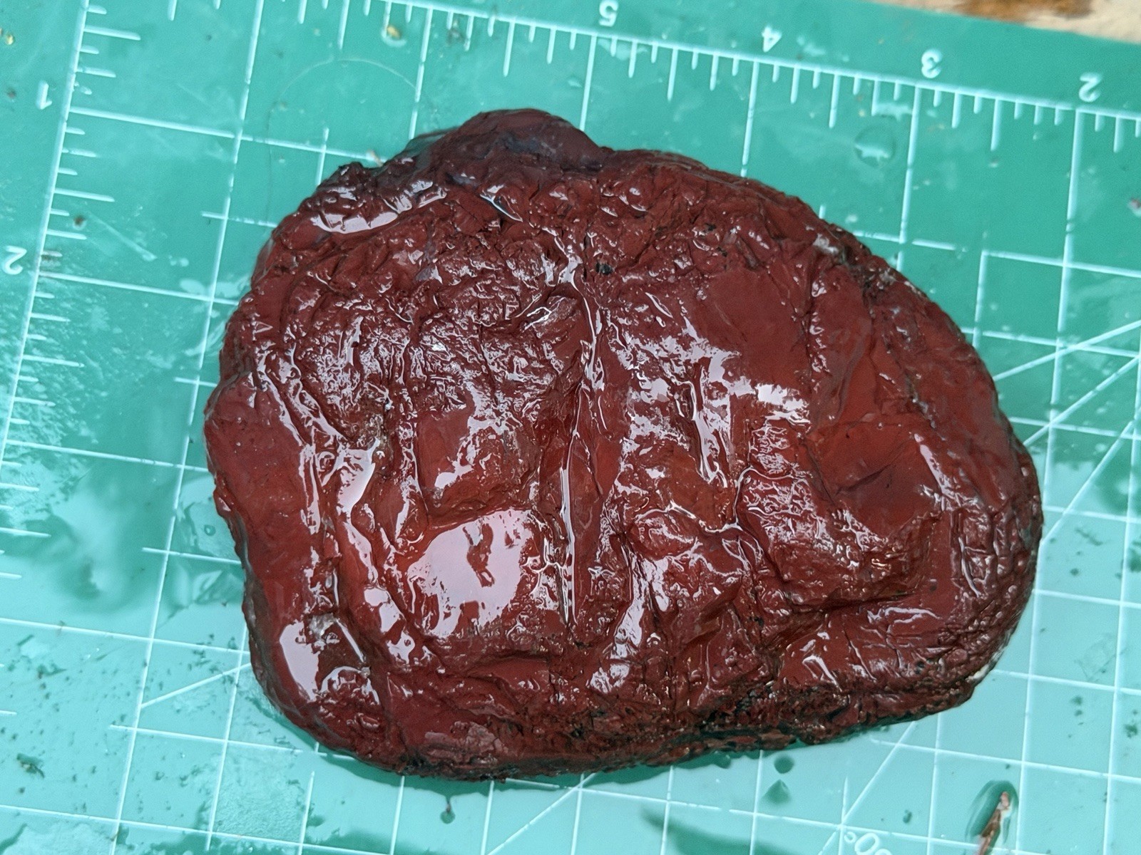 Chunky Red Jasper Stone•Raw Rough –Deep Iron Red –Polishing•Craft•Display