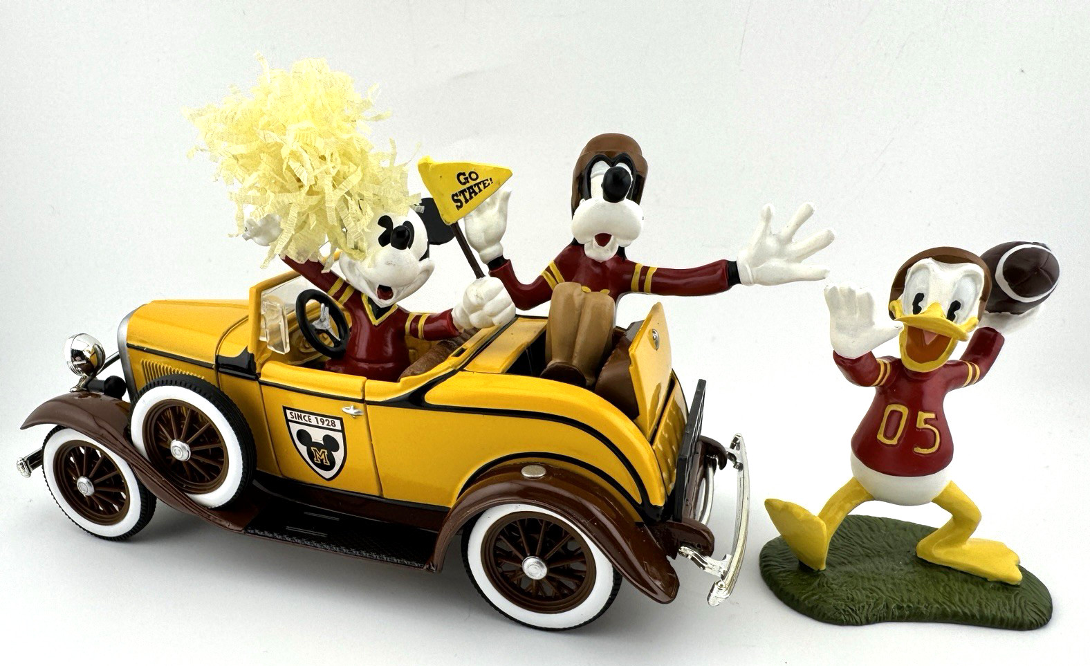 1999 ERTL/Mickey & Co 1930 Roadster Featuring Mickey, Donald & Goofy