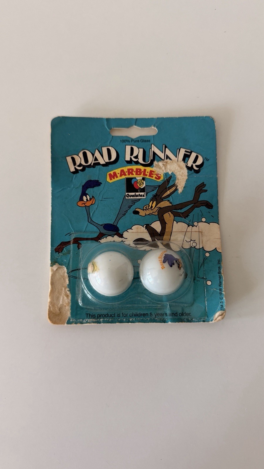 Vintage 1988 Road Runner Coyote Cartoon Glass Marbles NIP NOS Warner Bros Vintage 1988 Road Runner Coyote Cartoon Glass Marbles NIP NOS Warner Bros