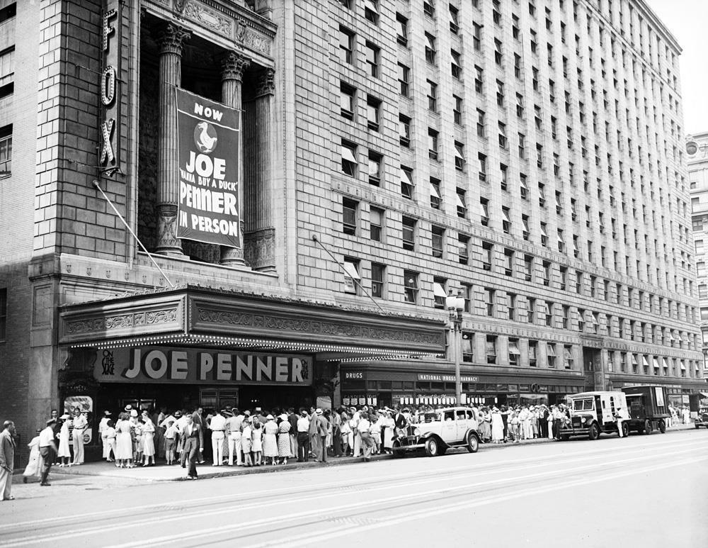 1934 Fox Theater, Washington, D.C. Vintage Photograph 8.5 1934 Fox Theater, Washington, D.C. Vintage Photograph 8.5