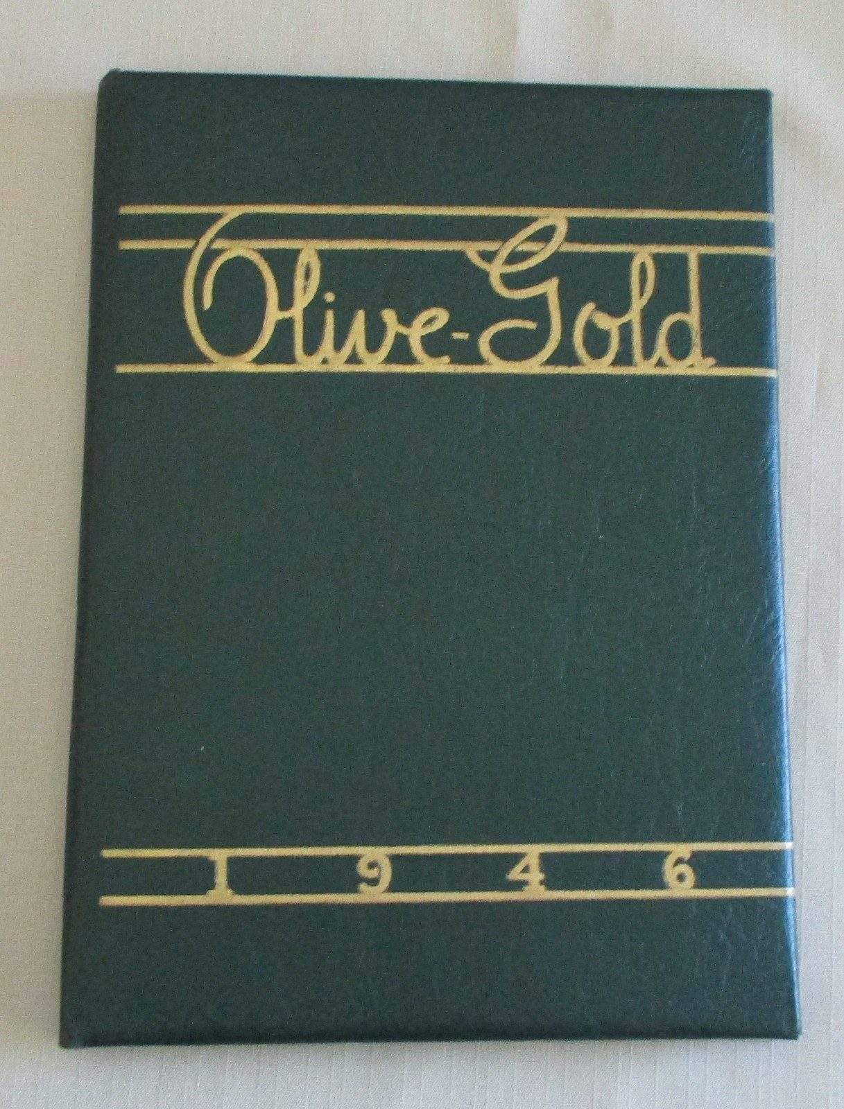 1946 Yearbook Olive & Gold Santa Barbara High School CA Genealogy Annual