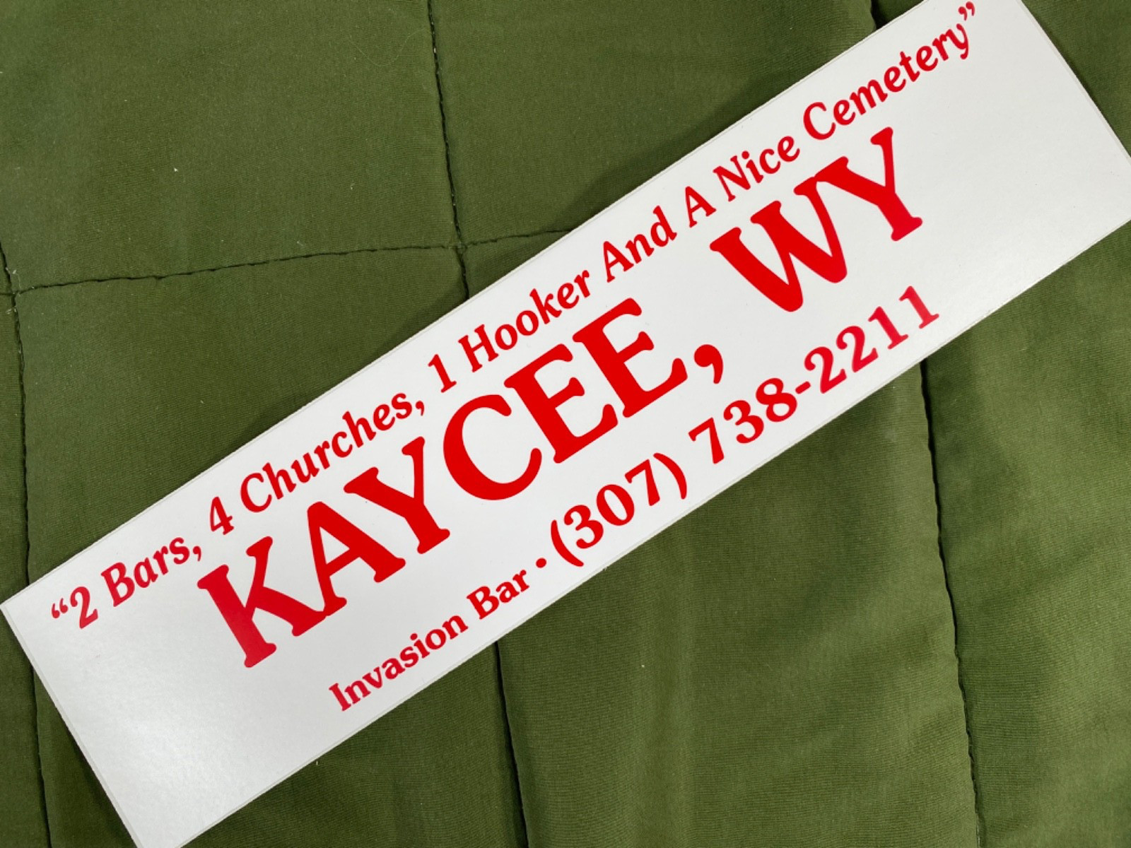 1980s KAYCEE, WYOMING vintage 3\
