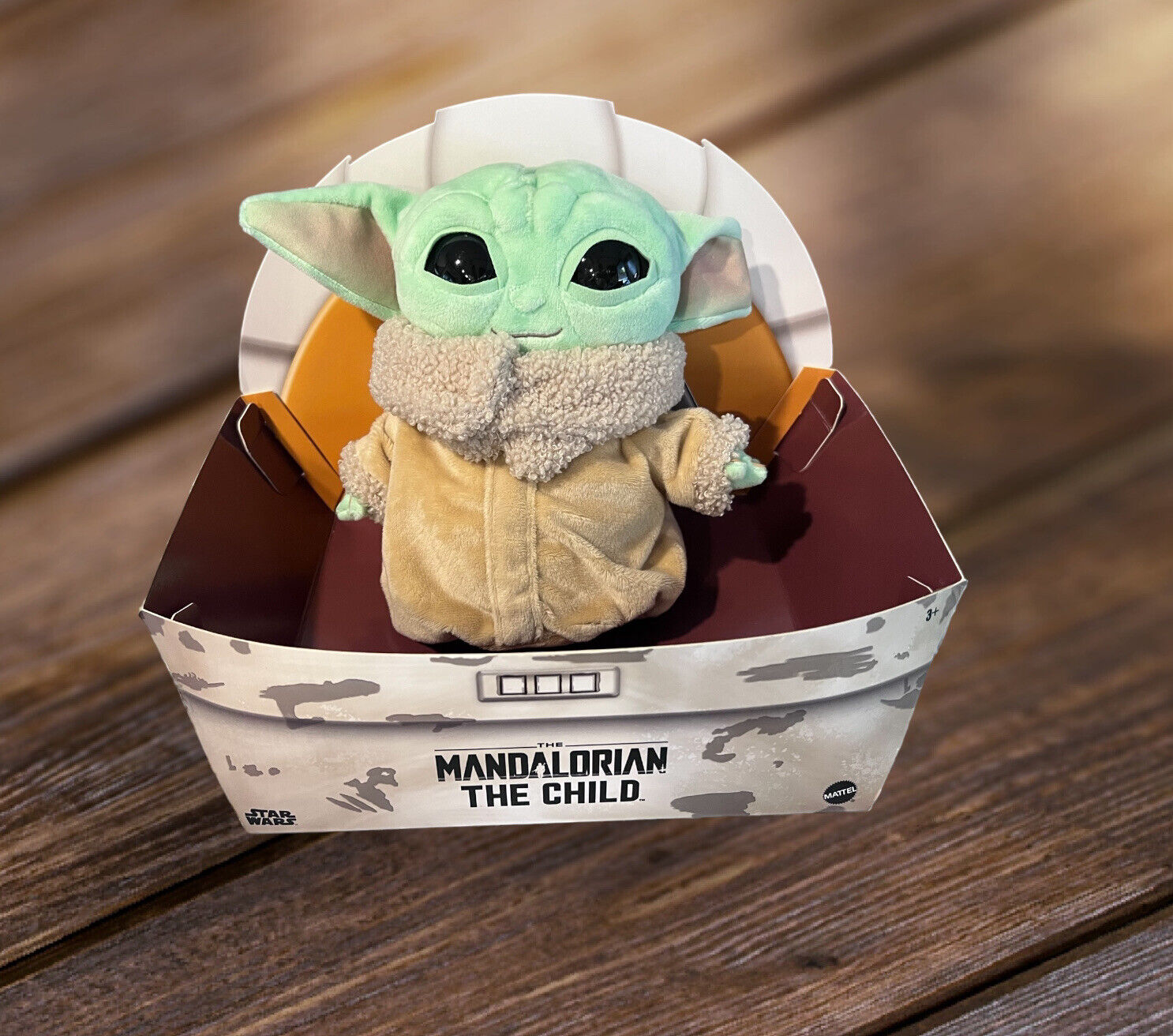 Star Wars Baby Yoda Grogu Plush Doll Toy The Child 8” Mandalorian Mattel Cute