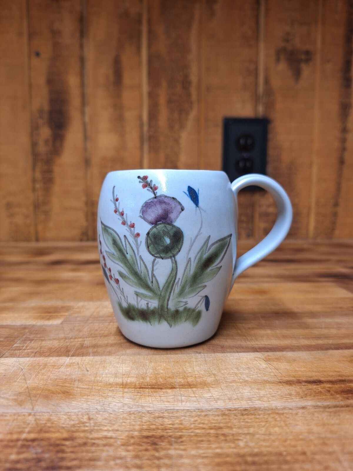 Vintage Buchan Thistleware Coffee Tea Mug 255-10 Portobello Scotland, Stoneware