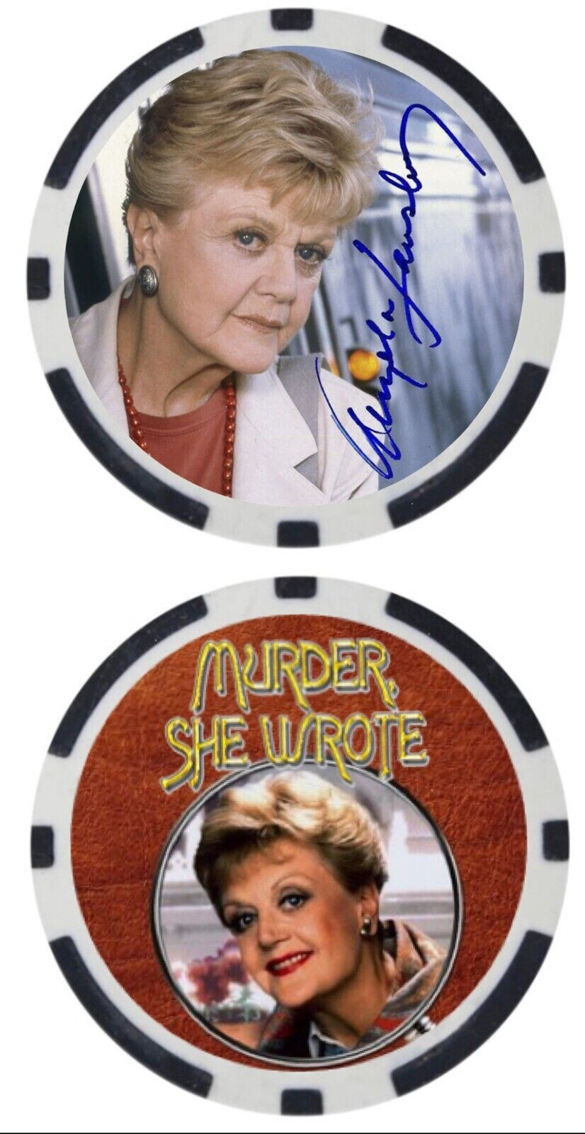 ANGELA LANSBURY - LEGENDARY MURDER SHE WROTE - CHIP ***SIGNED*** ANGELA LANSBURY - LEGENDARY MURDER SHE WROTE - CHIP ***SIGNED***