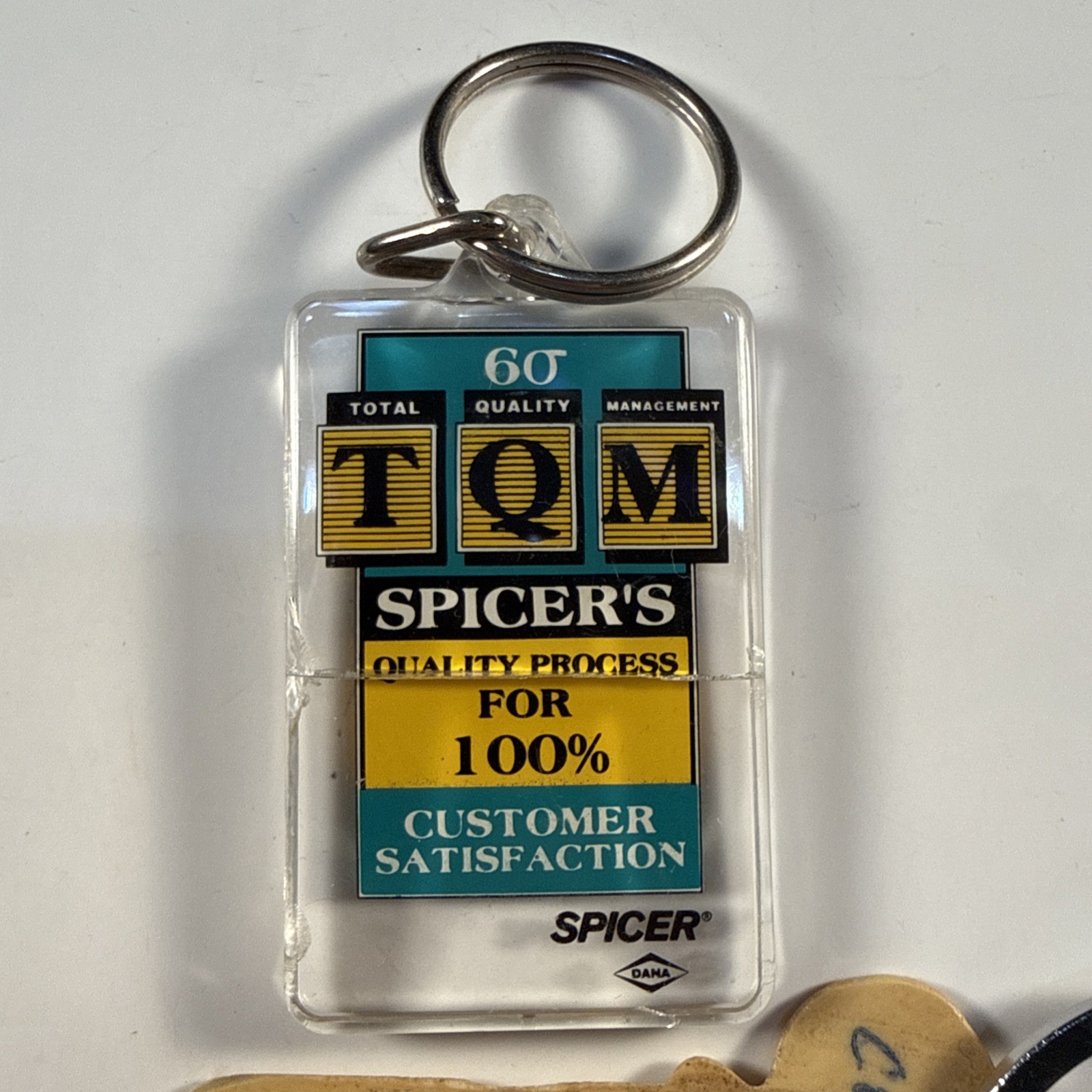 Vintage Spicer Universal Joints Keychain Lot Dana Automotive Advertising TQM