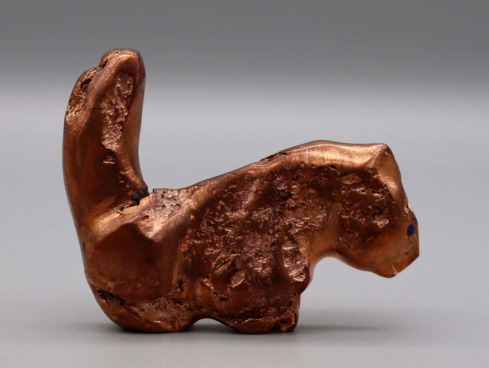 Dee Edaakie Copper Nugget Zuni Fox Fetish