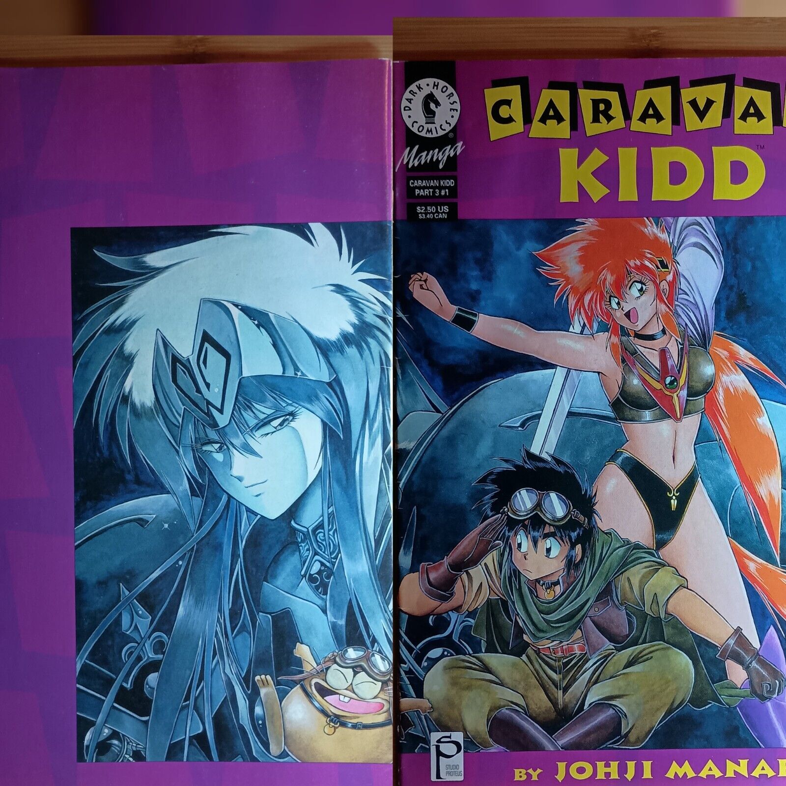 1994 Dark Horse Comics Manga Caravan Kidd Part 3 Issue 1 Wraparound Cover FREE S