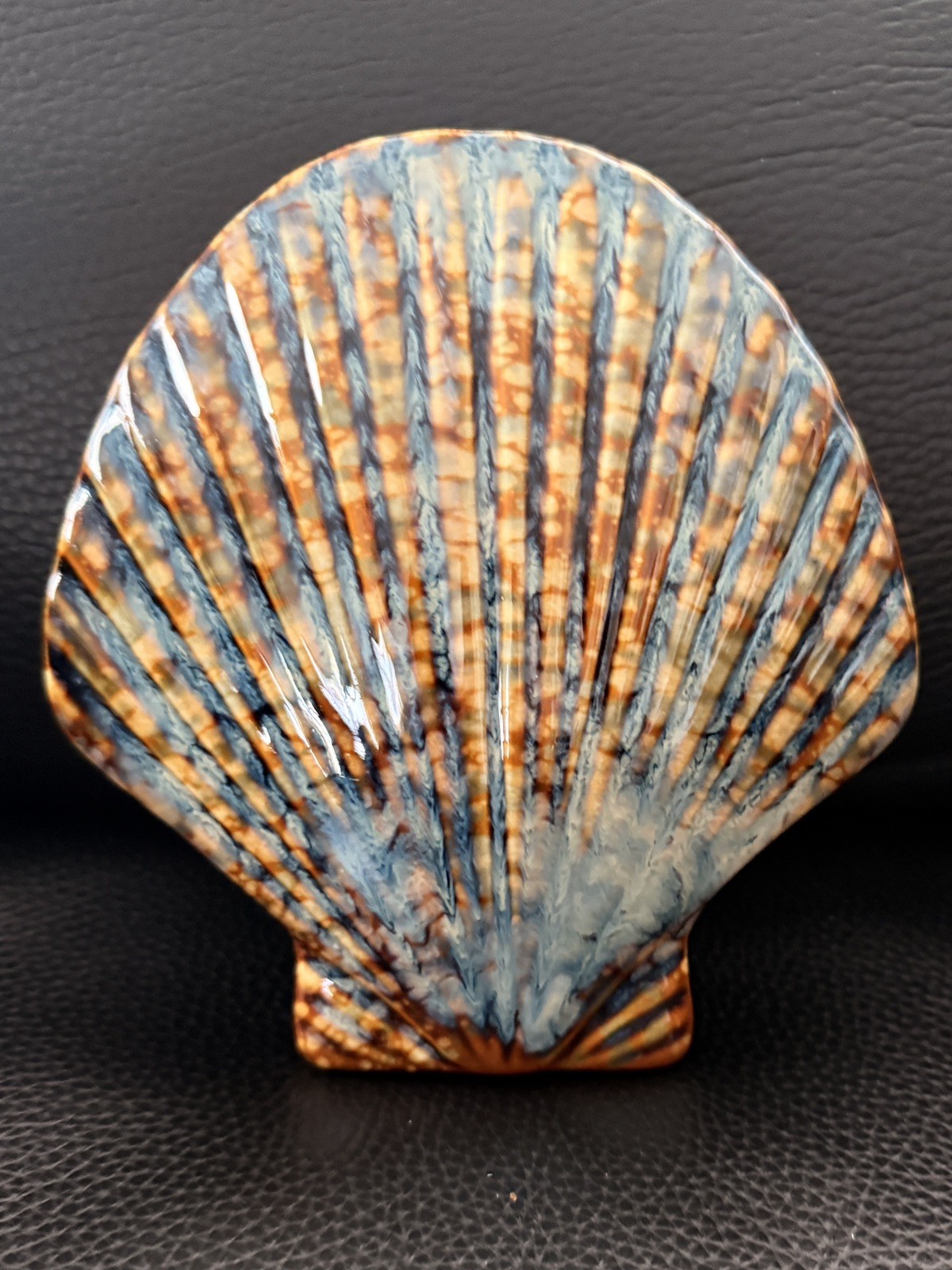 Vintage Pier 1 SeaShell Wall Pocket Ceramic Hanging Vase Nautical Beach Shell Vintage Pier 1 SeaShell Wall Pocket Ceramic Hanging Vase Nautical Beach Shell