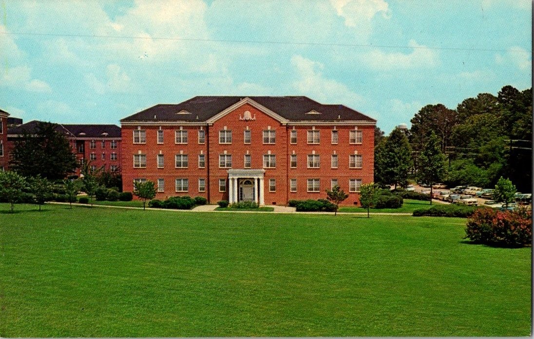 Auburn University Marie Bankhead Owen Hall Girls Dorm Alabama Postcard