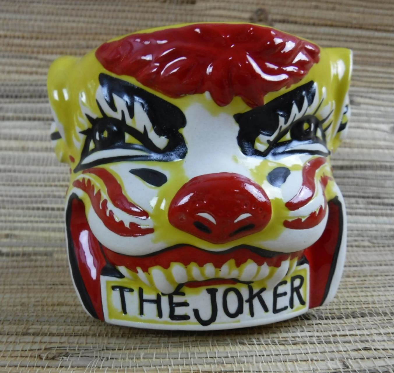 Munktiki The Joker  Tiki Mug 2 Sided McMenamin\'s Tarot Tiki  Series #1