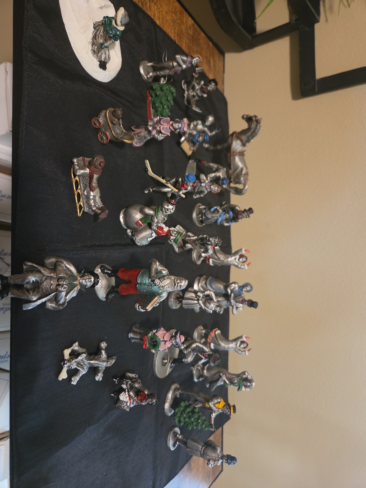 Set Of 26 Hudson Pewter Figurines