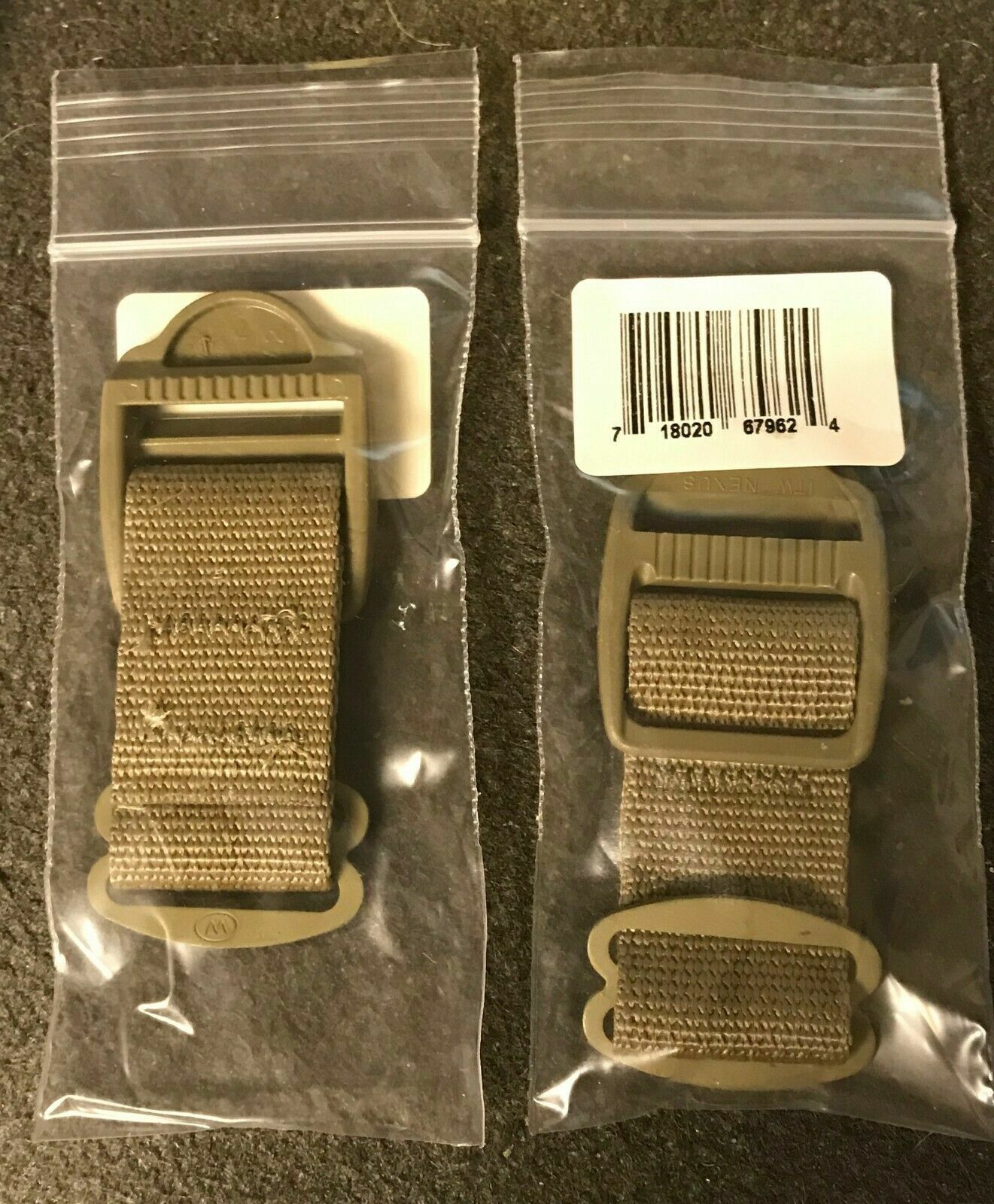 Lot of (4) New OCP Tan COYOTE Load Lifter Attachment Strap (4 pack) 