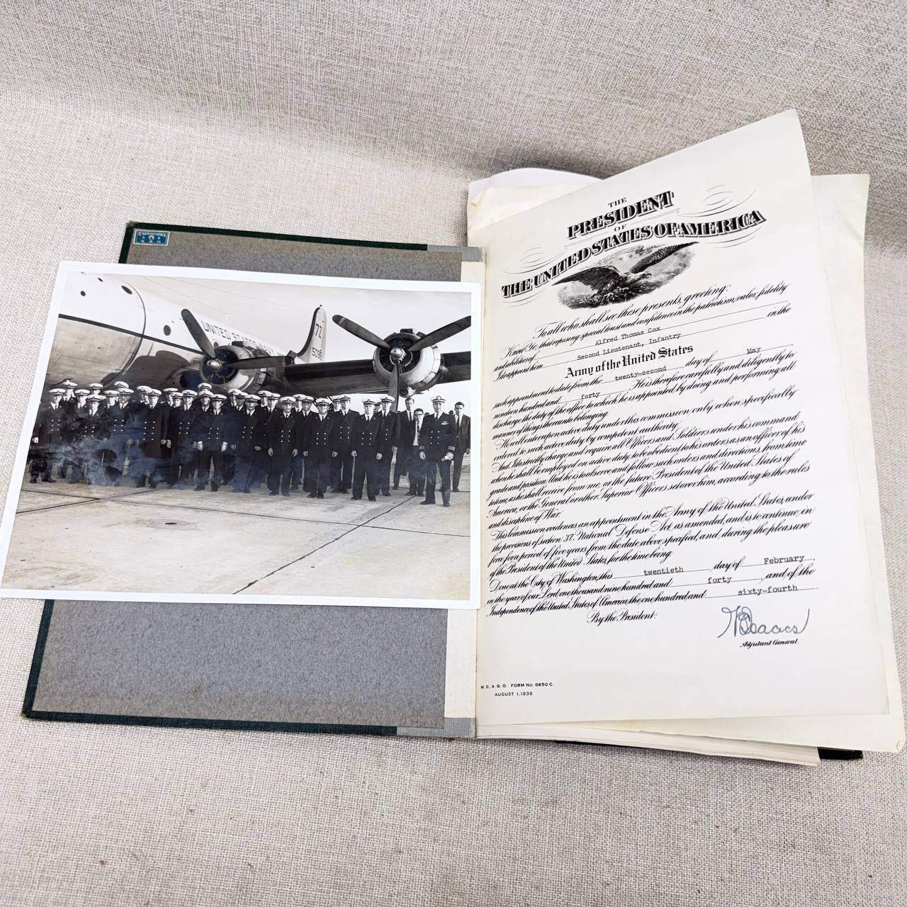 WWII Paratrooper Scrapbook Lt Alfred Thomas Cox Lehigh Phi Beta Kappa Photos