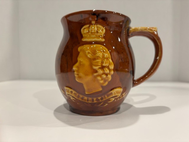 DARTMOUTH POTTERY QUEEN ELIZABETH II CORONATION 1953 MUG