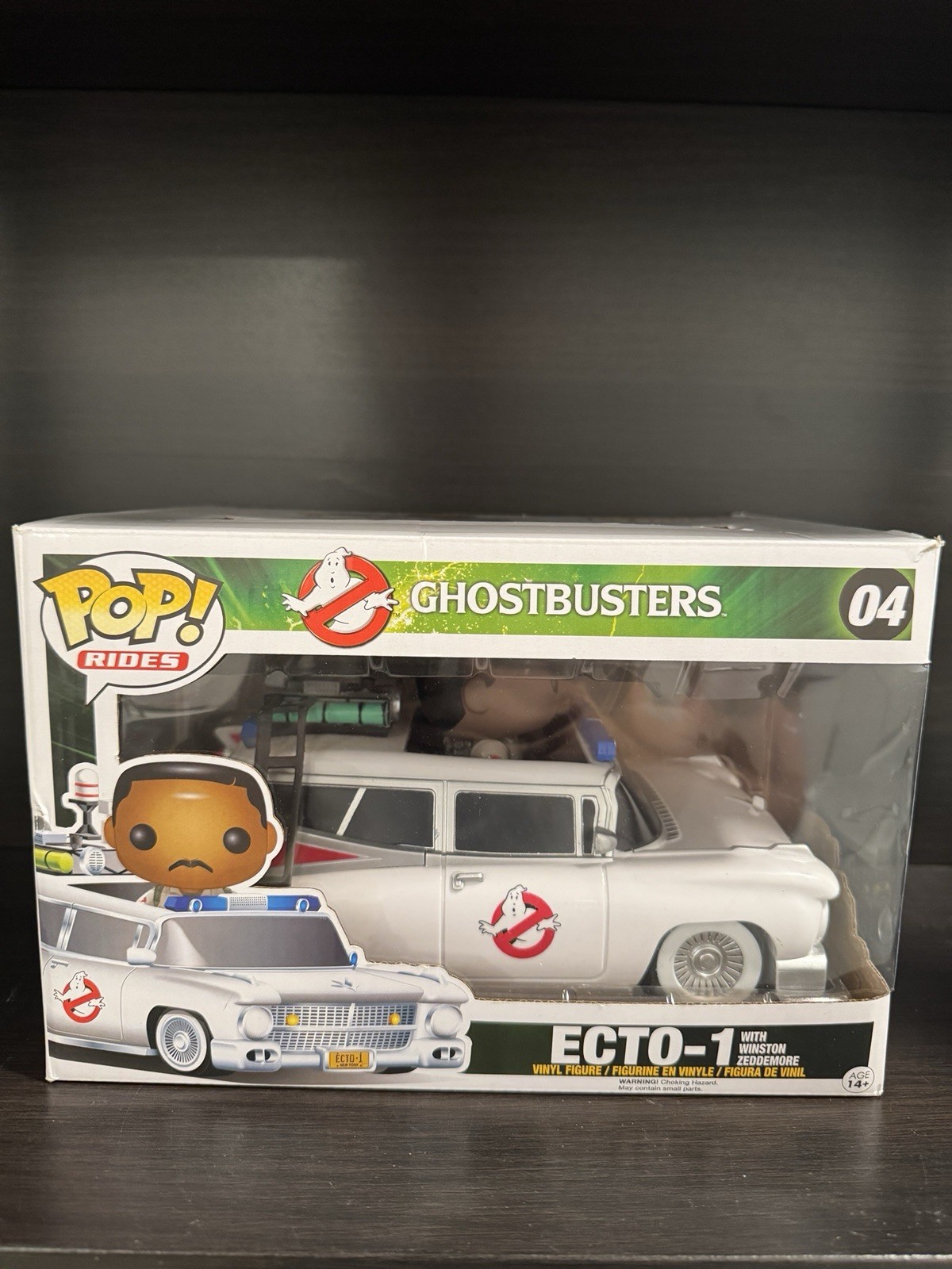 Funko Pop Rides Ghostbusters Ecto-1 with Winston Zeddemore Vinyl Figure #04