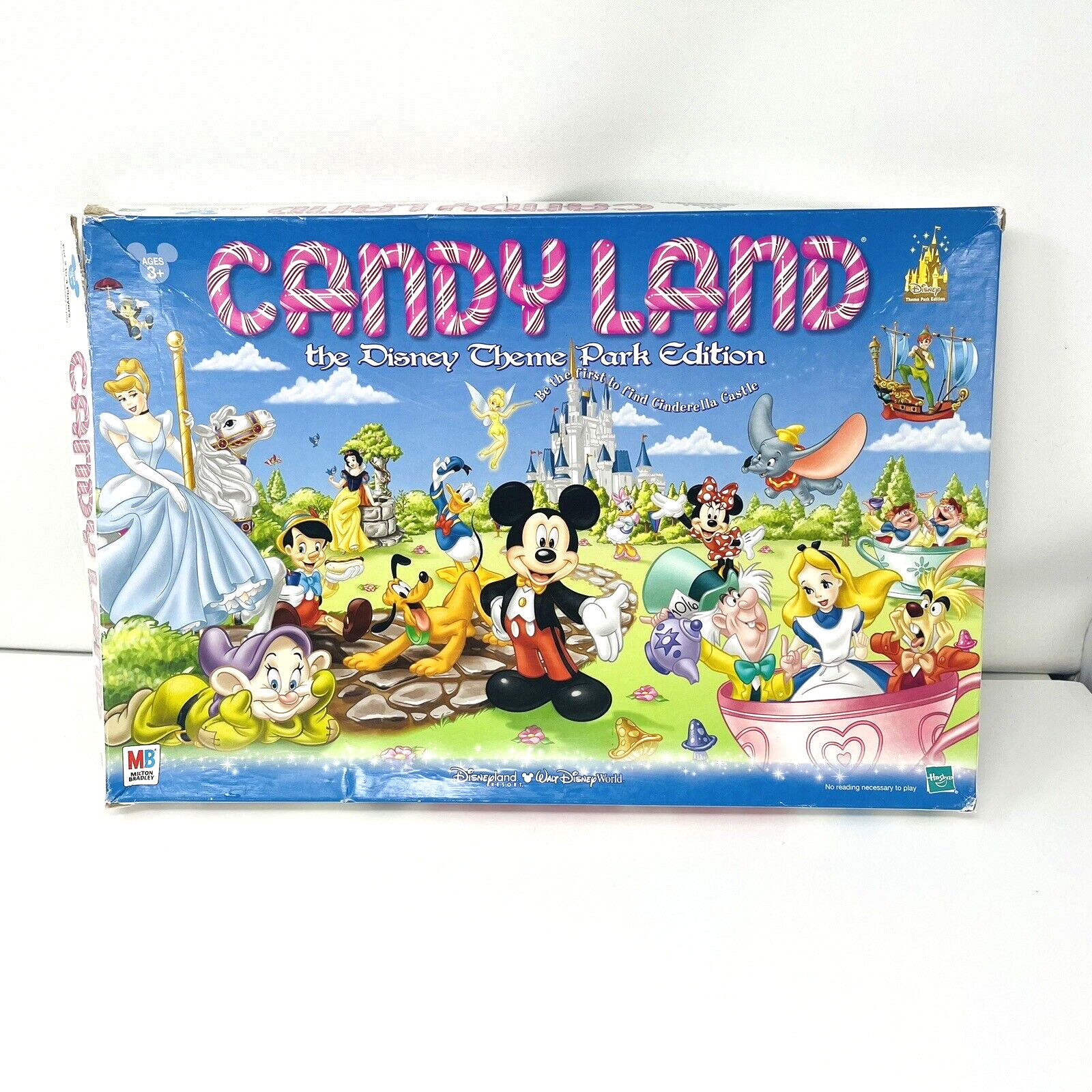 Candy Land Game Disney Theme Park Edition Disney Land Milton Bradley 2001 Hasbro