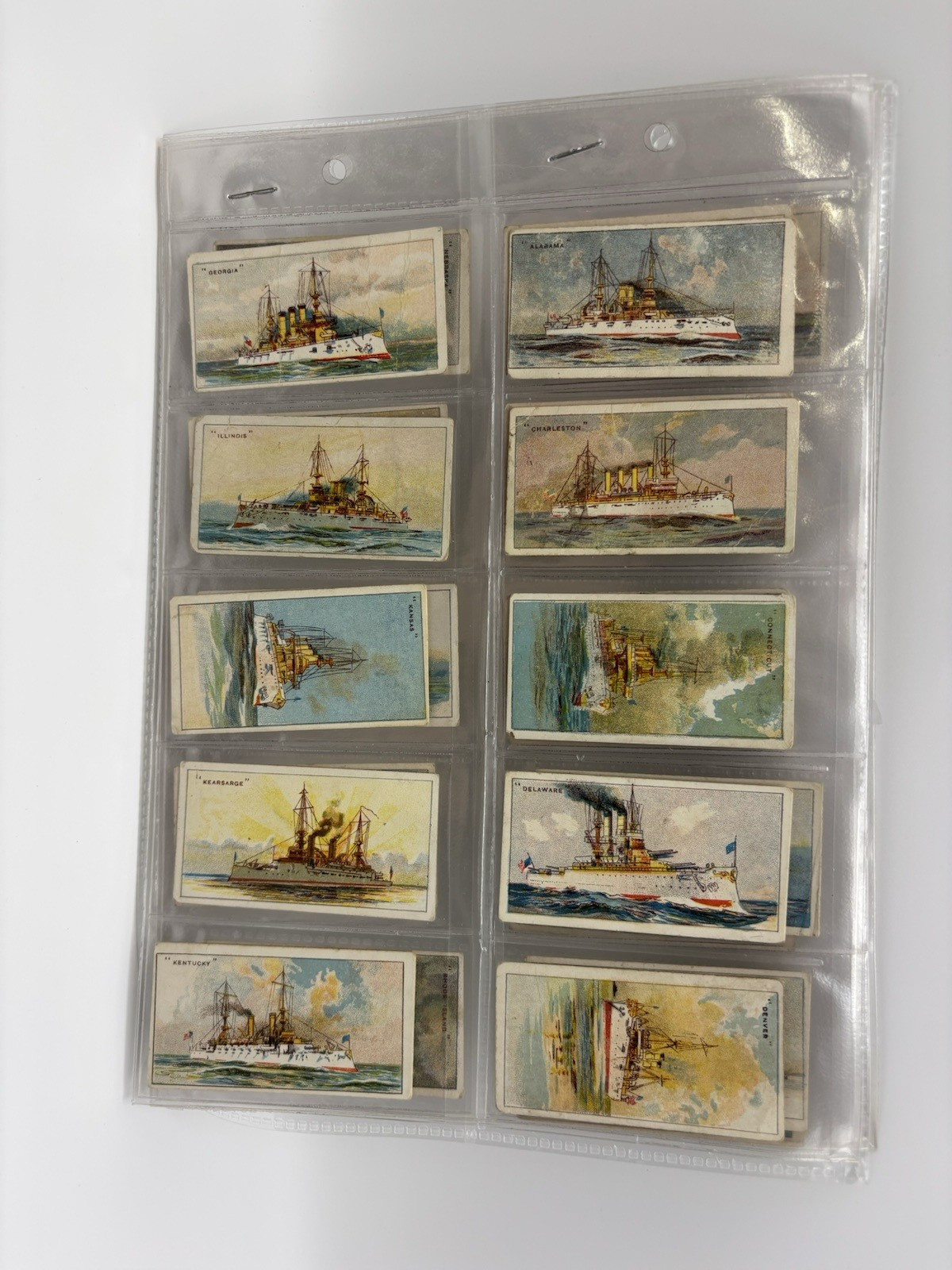 Wills + Havlock Cigarette Cards 1911 United States Warships Full Set of 25 READ