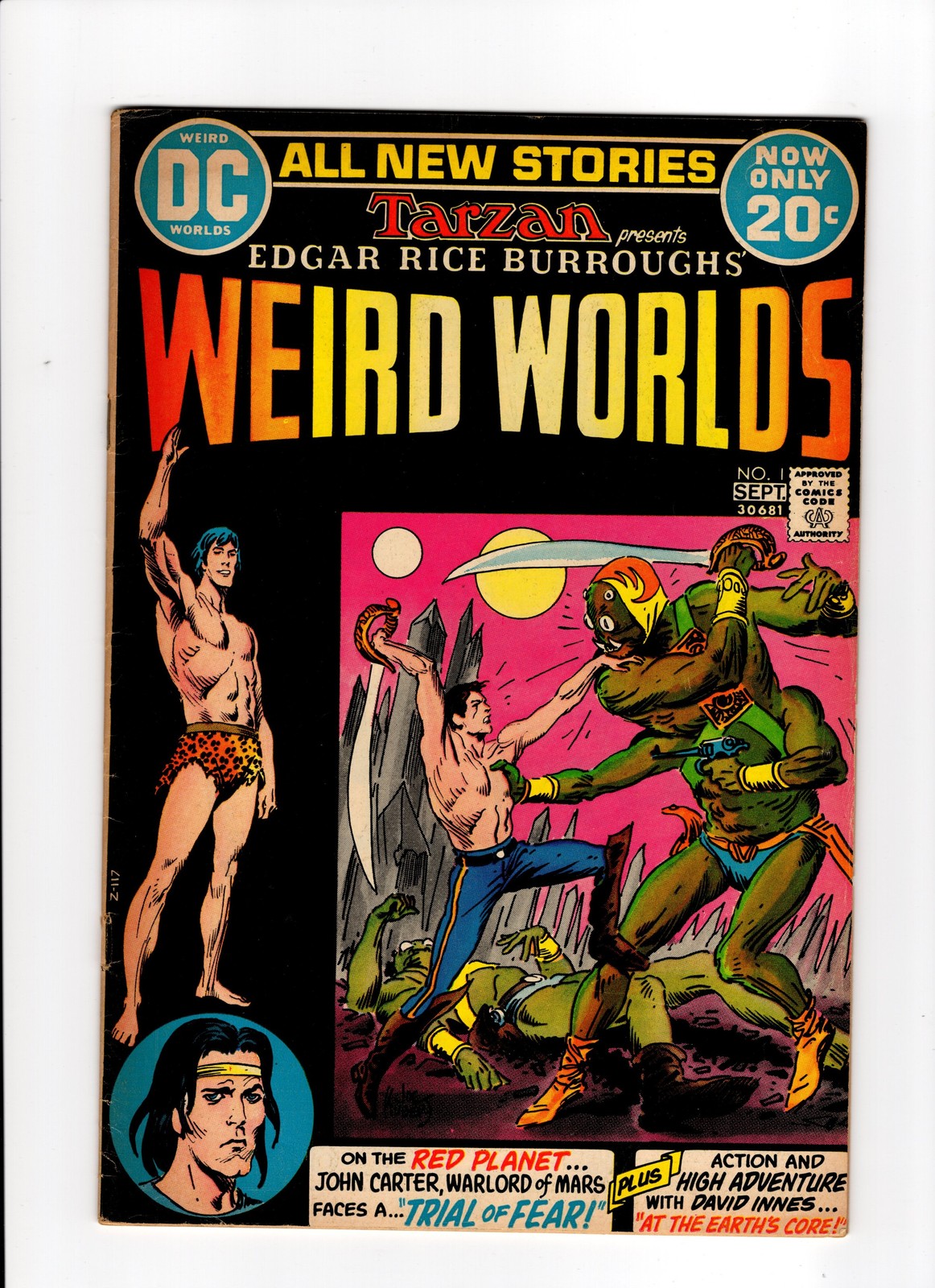 DC Weird Worlds #1 1972 1st issue of series 1972