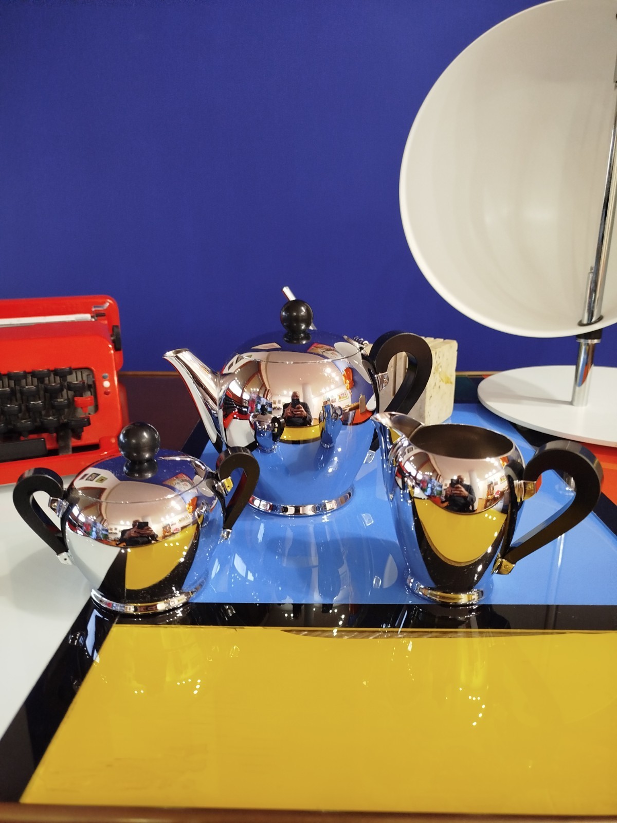 Vintage ALFRA ALESSI Bombé Tea Set – Carlo Alessi 1938 Design – Art Deco Italian