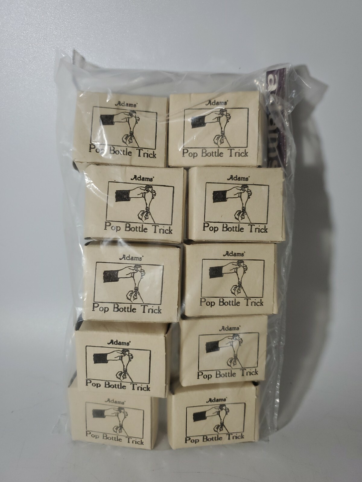 LOT OF 10 UNOPENED Vintage Adams Pop Bottle Tricks RARE 