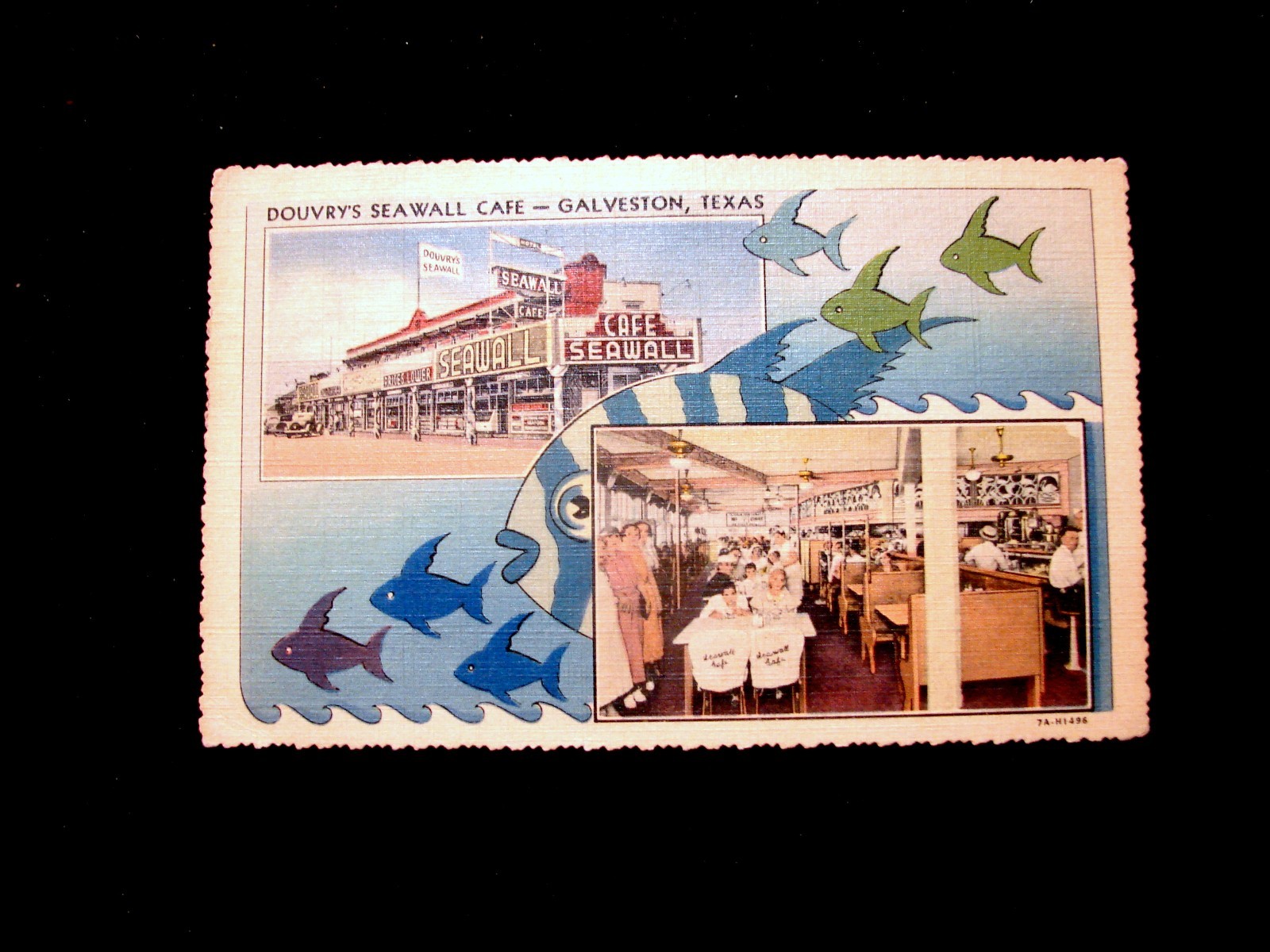 VINTAGE LINEN POSTCARD \