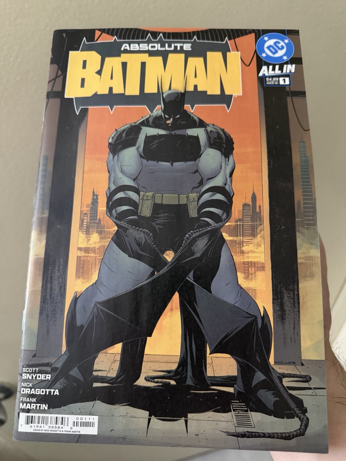 Absolute Batman #1 First Print CVR A by Scott Snider Nick Dragotta Absolute Batman #1 First Print CVR A by Scott Snider Nick Dragotta