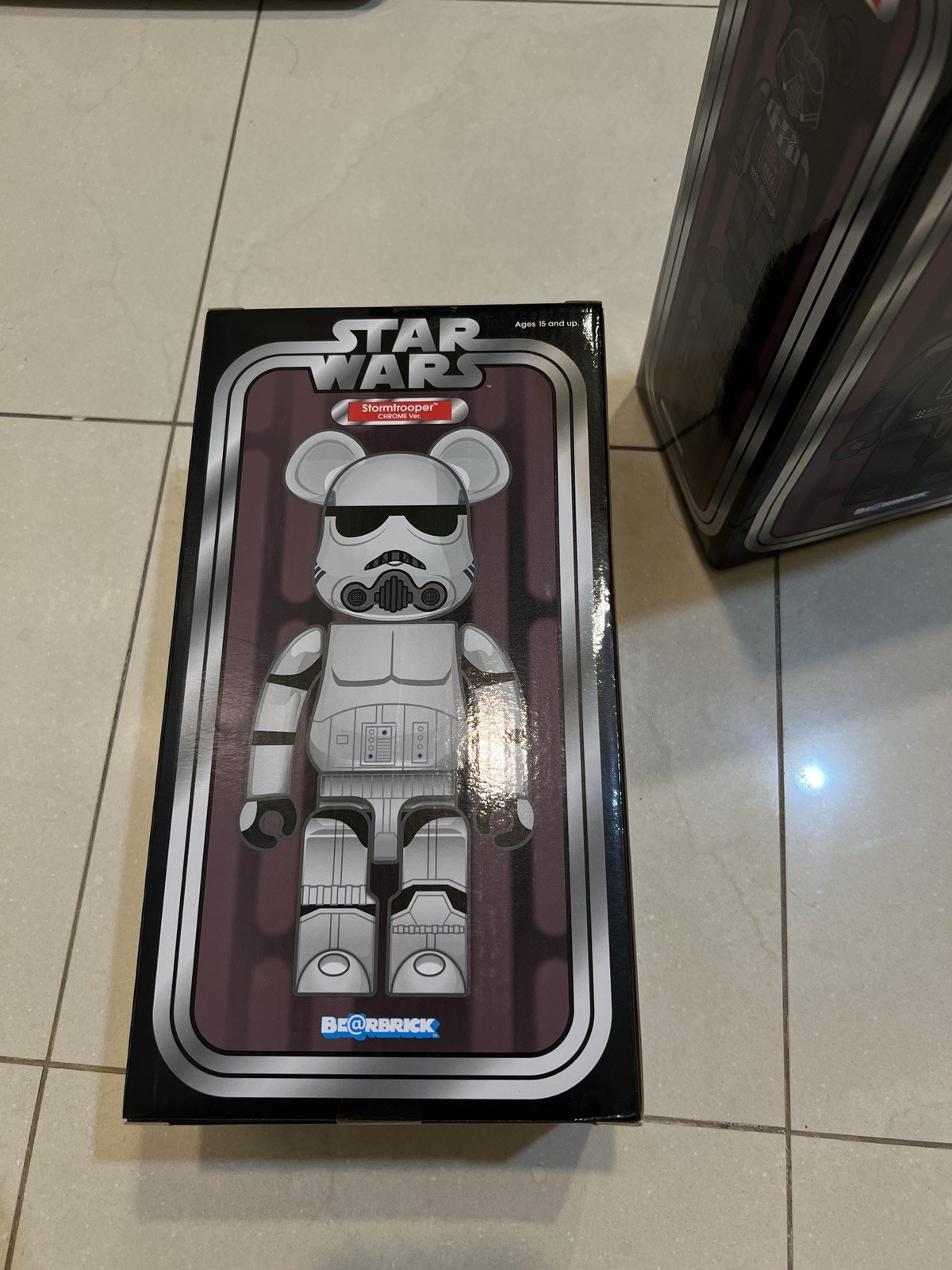 Bearbrick 400% Storm Trooper Chrome Version Bearbrick 400% Storm Trooper Chrome Version