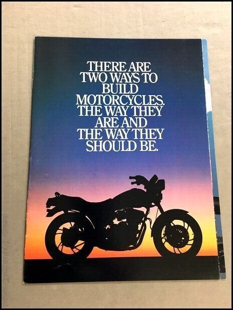 1981 Yamaha Motorcycle Bike Vintage Brochure Catalog Virago XV920 Maxim 650