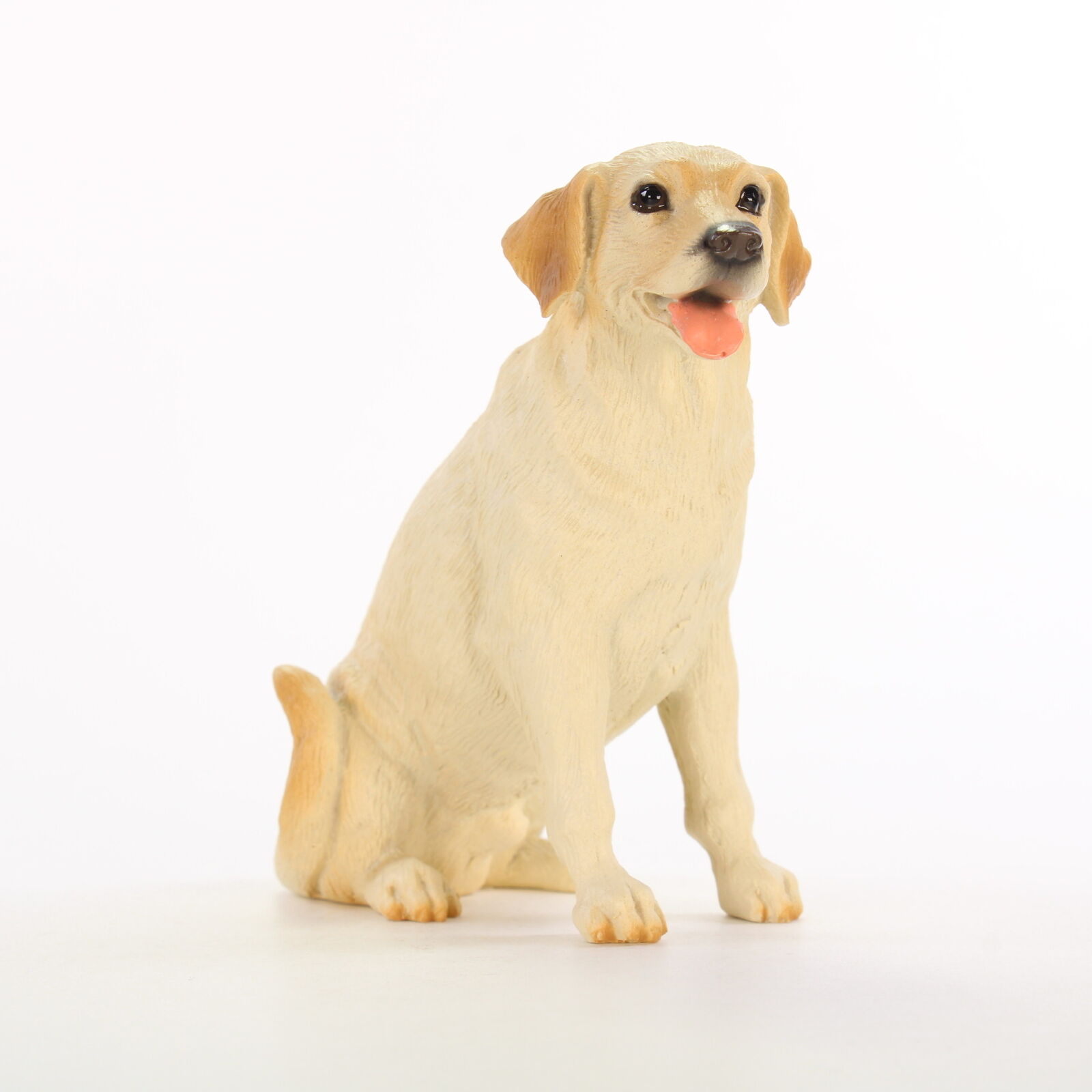 Yellow Lab Figurine Hand Painted Collectible Statue
