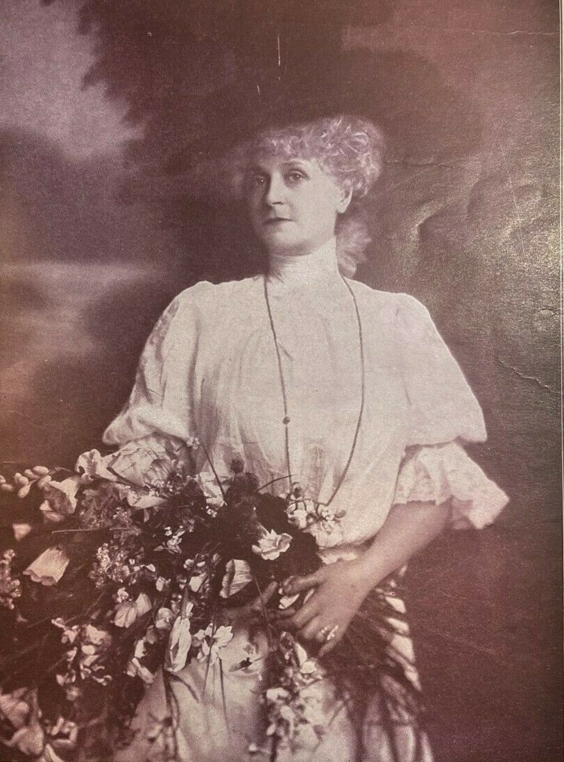 1907 Vintage Magazine Illustration Actress Henrietta Crosman