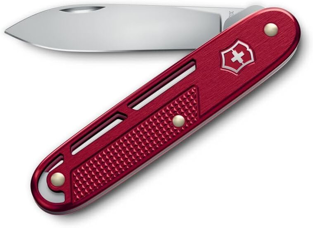 Onefold Alox Refined Swiss Army Knife with Carry Clip, Red Onefold Alox Refined Swiss Army Knife with Carry Clip, Red