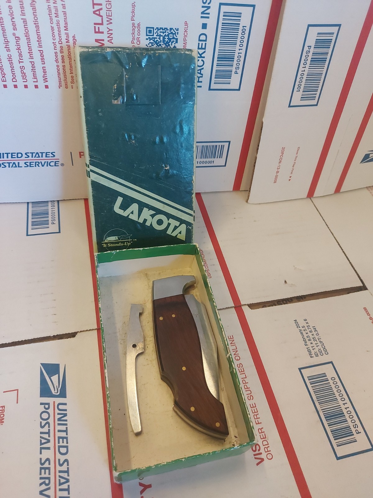 Vtg Lakota Lil Hawk Knife 271 Sei Kanematsu Seki Japan D248,039 & Box For Parts 