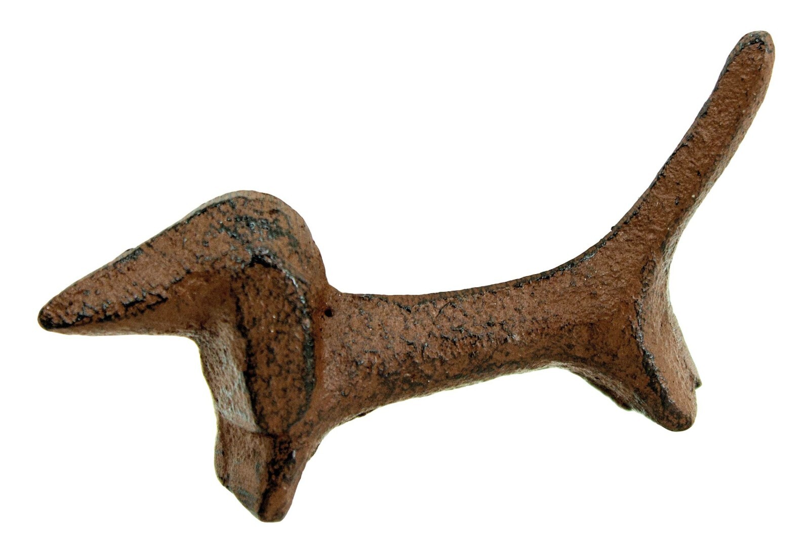 Vintage Style Cast Iron Dachshund Wiener Dog Doxie Hot Sausage Dog Miniature 3.5