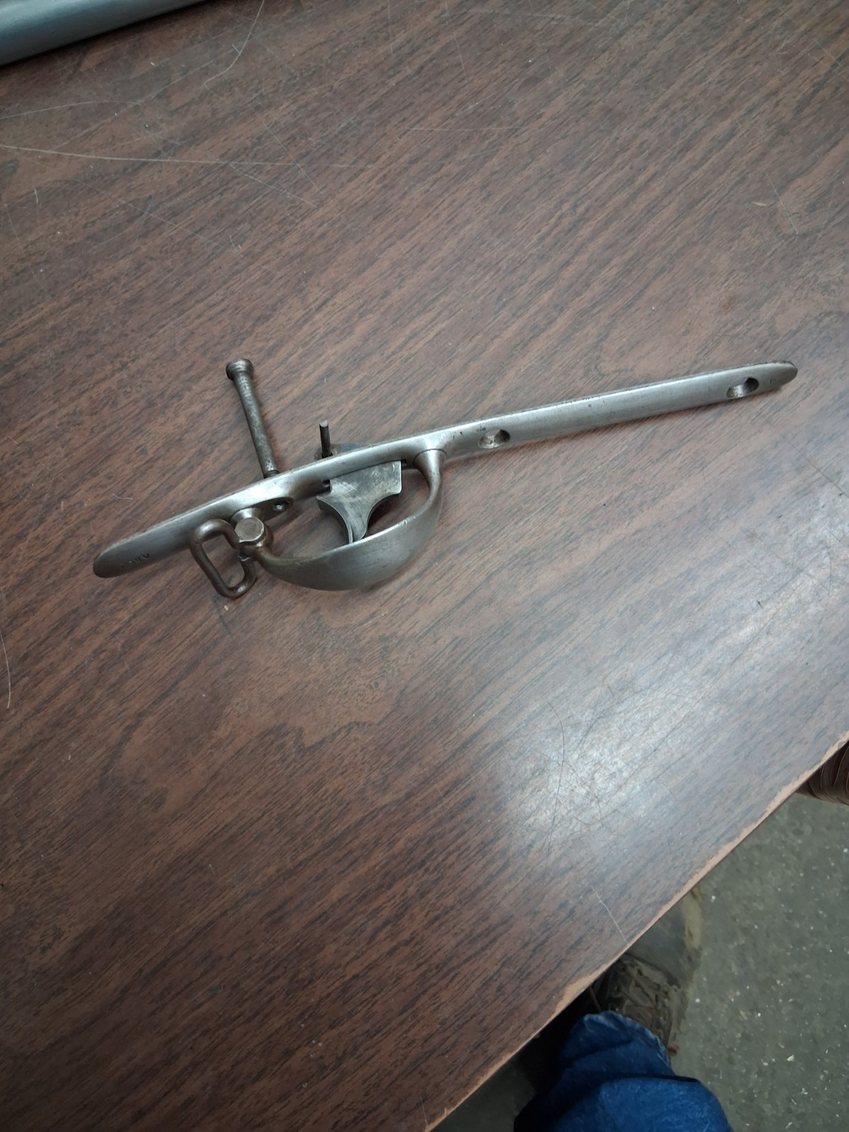 US M1816 MUSKET TRIGGER GUARD WITH SWIVEL - TRIGGER & PIN, WITH SCREWS