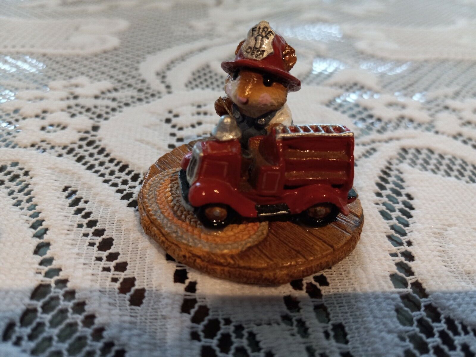 Wee Forest Folk M-77 Little Fire Chief ** TWO YEARS ISSUE in Perfect Condition