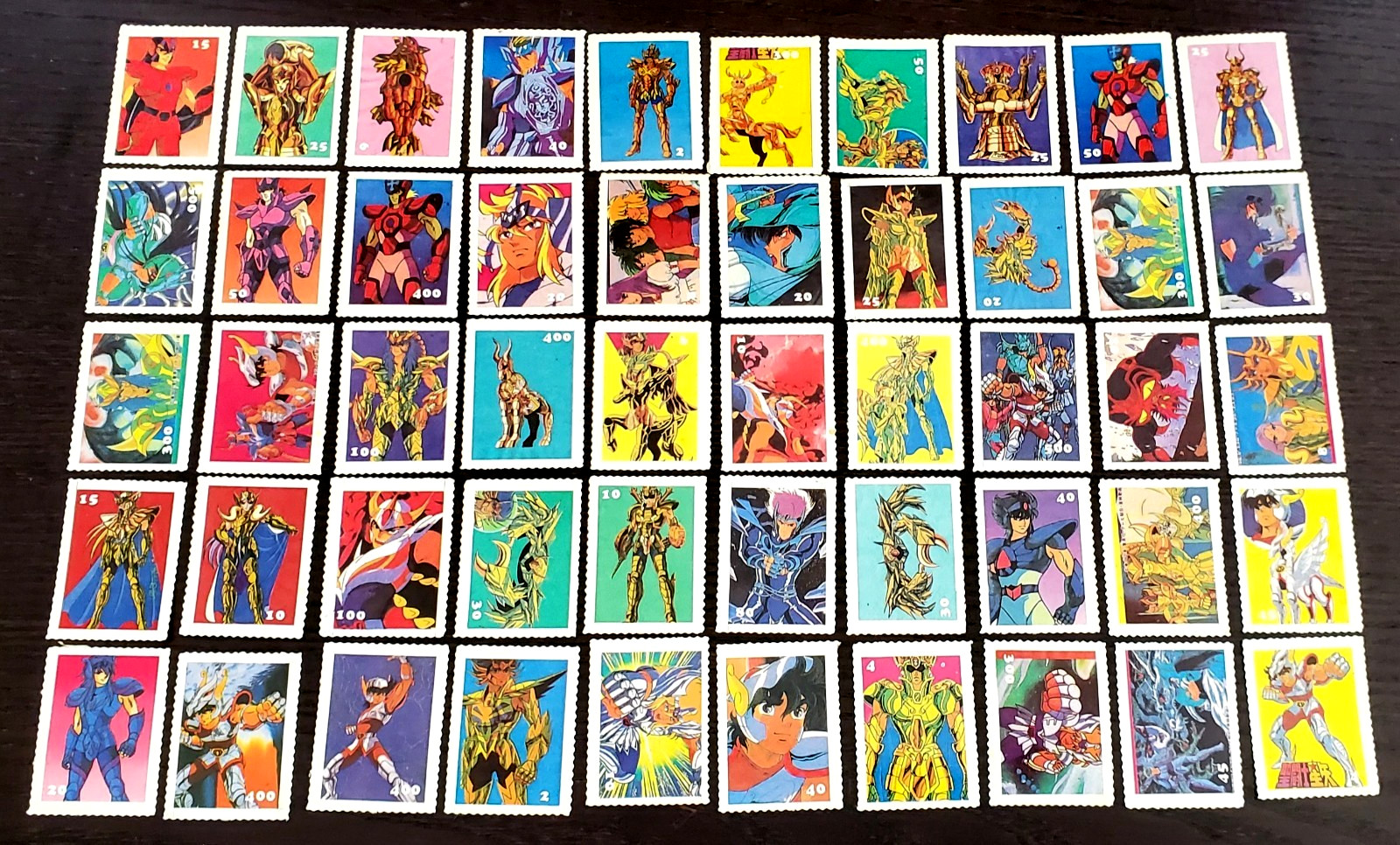RARE Vintage Japan 1980/90s Saint Seiya Menko Stickers  Anime Cards, 100+