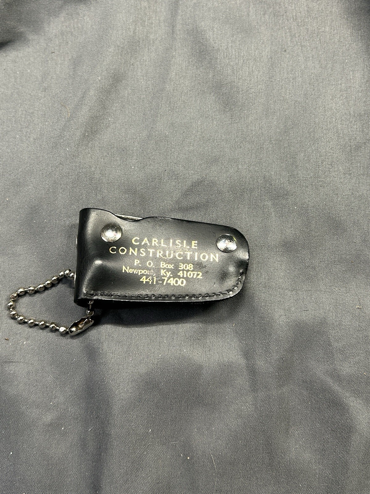 Vintage Bassett USA 4-in-1 Keychain Grooming Tool Carlisle Construction 1979
