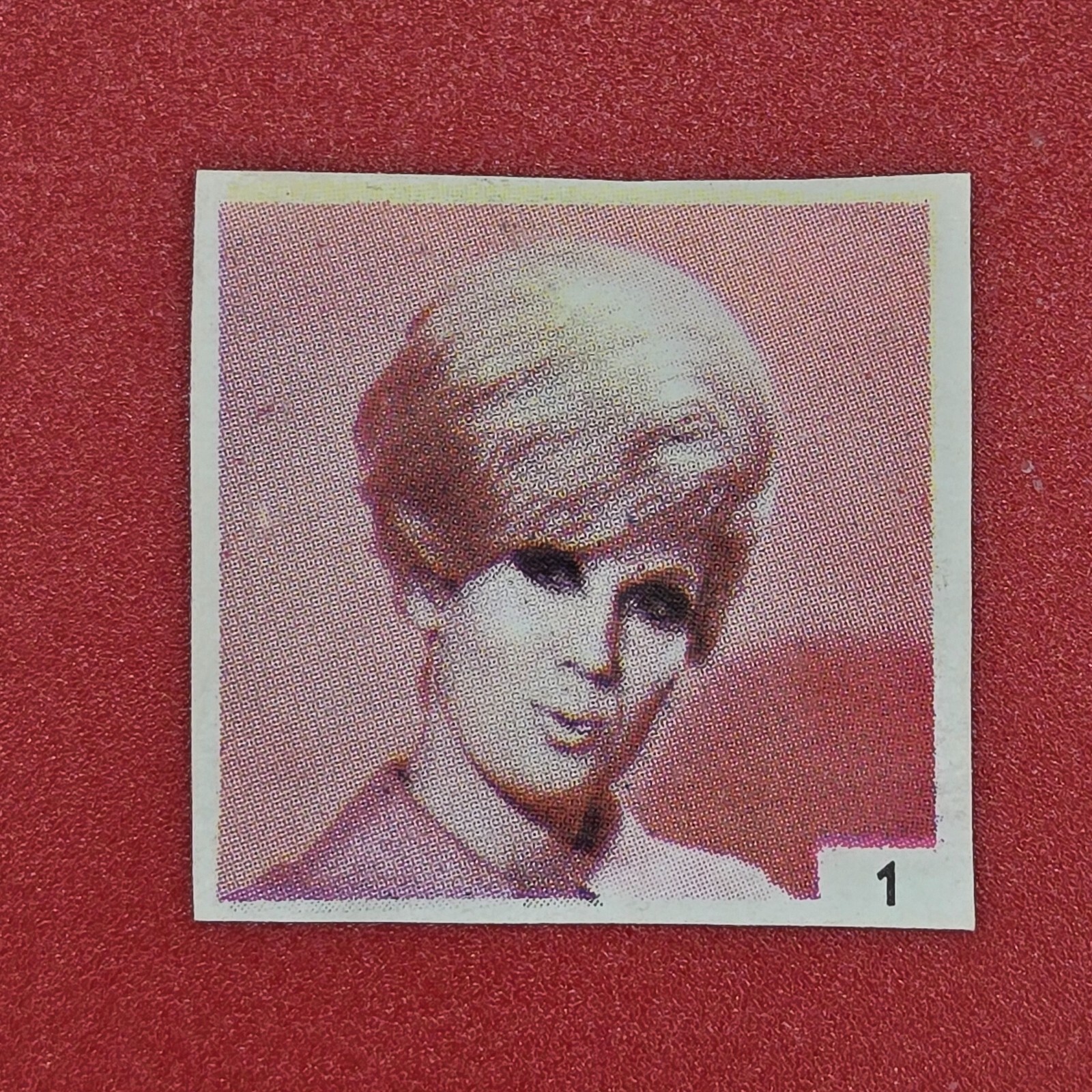 Dusty Springfield 1965 UK Sticker Stamp Card Jimmy Tarbuck's