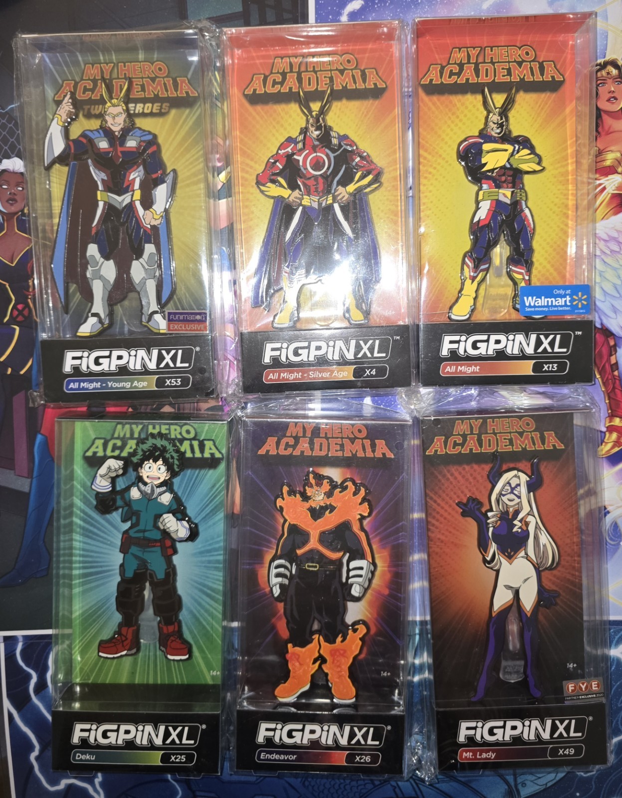 Figpin Lot - My Hero Academia - XL Figpins - Set of 6