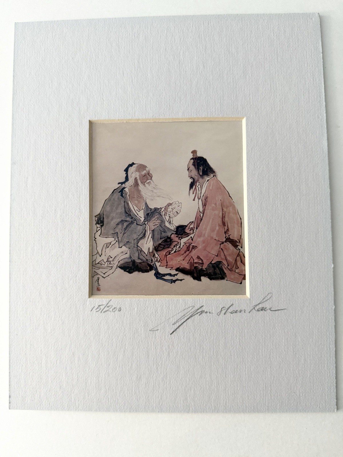 Vintage Yun Shan Lau Artist Signed Litho Print 15/200 Pre Owned 