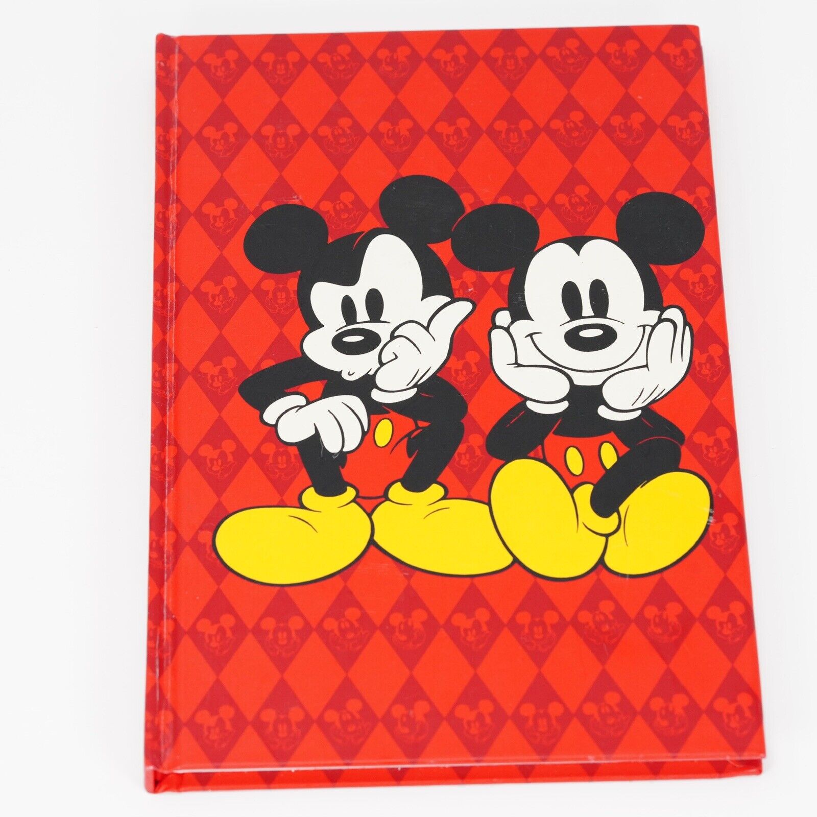 Disney Mickey Mouse Hardcover Journal Diary Notebook Made In Korea New Unused