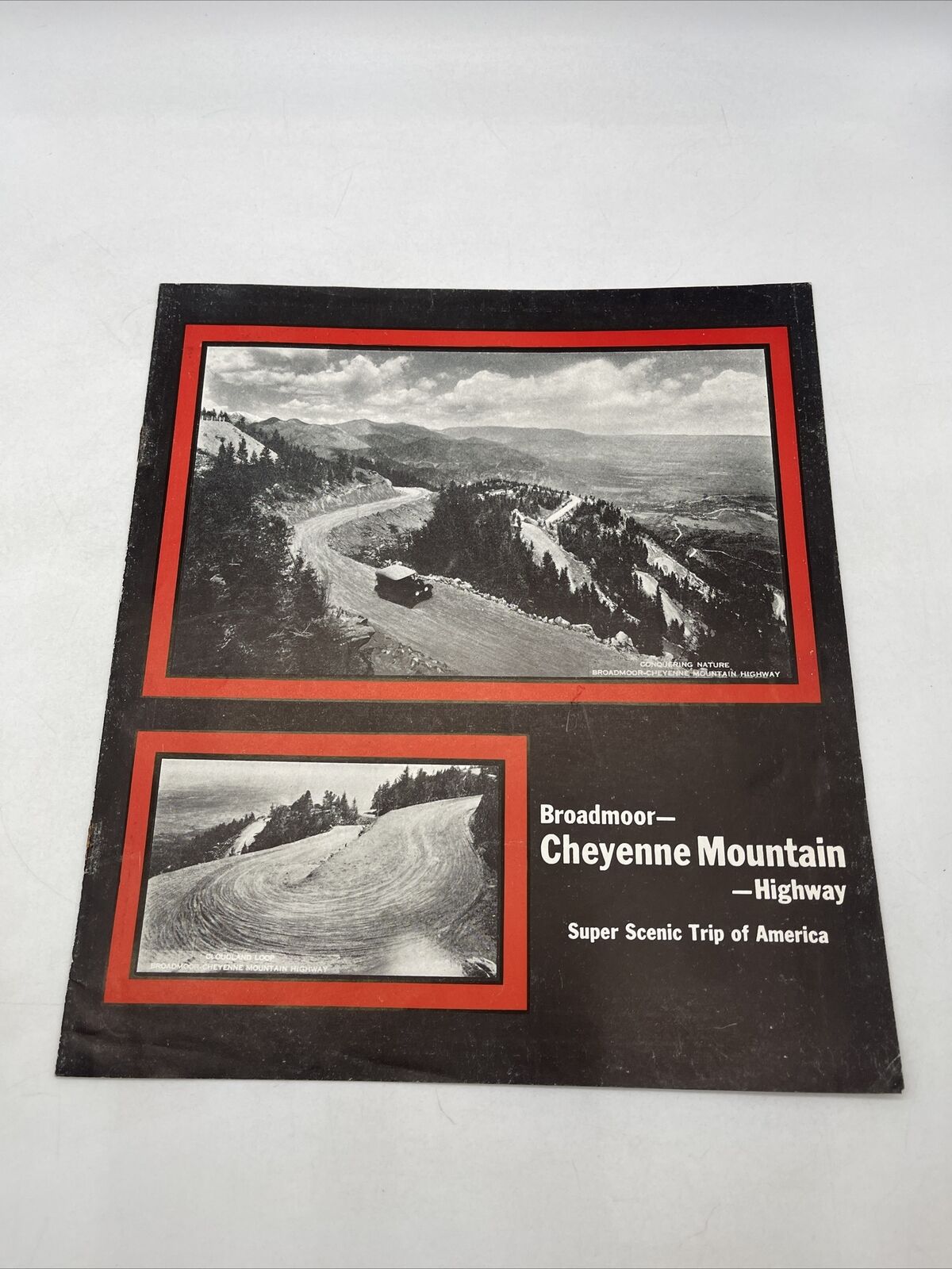 Vintage Broadmoor Cheyenne Mountain Highway Travel Brochure 1920s Colorado