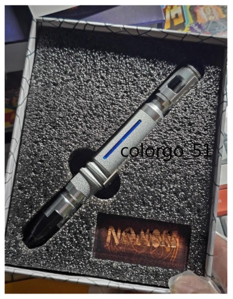 IN US Doctor Who 10th Metal Sonic Screwdriver Scalable LED Prop Replica Gift