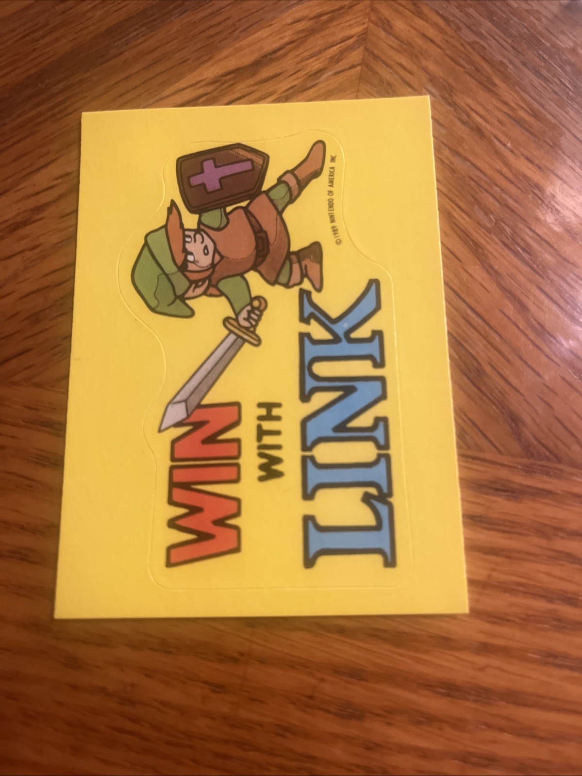 Nintendo 1989 Topps Legend of Zelda Win with Link Game Tips Sticker Card #12